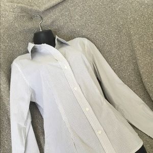 Button Down Dress Shirt - pinstripe